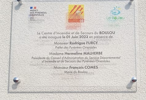 Inauguration caserne Le Boulou