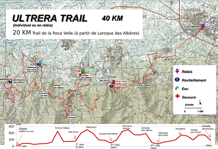 Parcours Ultrera Trail 2021